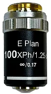 Объектив фазовый планахроматический Levenhuk 100x/1,25 Oil, беск/0,17