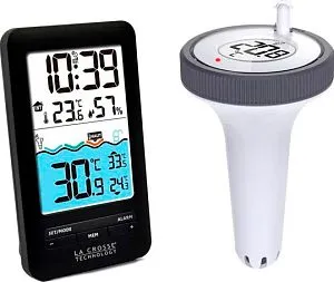 Термогигрометр La Crosse WS6268 с дистанционным датчиком, черный, изображение 1