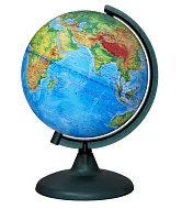 Глобус физический диаметром 210 мм