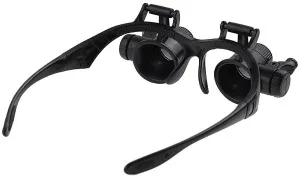 Лупа-очки Veber 10x/15x/20x/25x, с подсветкой (9892G), изображение 4