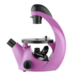 Микроскоп инвертированный Микромед «Эврика» 40–320х, аметист, изображение 2