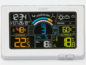 Метеостанция La Crosse WS6860-w с цветным экраном, белая, изображение 3