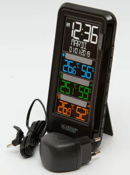 Метеостанция La Crosse WS6813 с цветным экраном и двумя датчиками, изображение 3