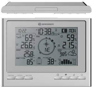 Метеостанция Bresser «7 в 1» ClimateScout Exclusive, серебристая, изображение 3