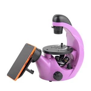 Микроскоп инвертированный Микромед «Эврика» 40–320х, аметист, изображение 9