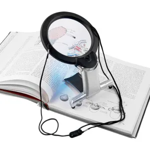 Лупа нашейная Veber 2/6х, 100/25 мм, с подсветкой (11B-1), изображение 3