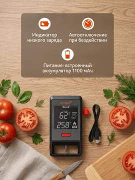 Термометр для мяса Levenhuk Wezzer Grill BT30, изображение 17