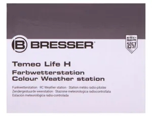 Метеостанция Bresser Temeo Life H с цветным дисплеем, черная, изображение 15