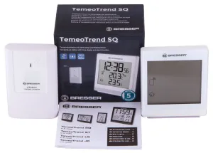 Метеостанция Bresser TemeoTrend SQ с радиоуправлением, белая, изображение 2