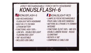 Фонарь налобный Konus Konusflash-6, изображение 10