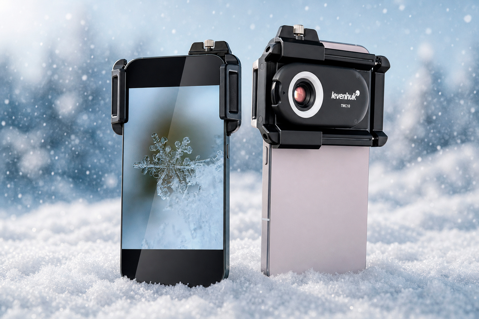 Микроскоп для телефона с подсветкой Levenhuk Kelvin TMC10 Микроскоп для телефона с подсветкой Levenhuk Kelvin TMC10